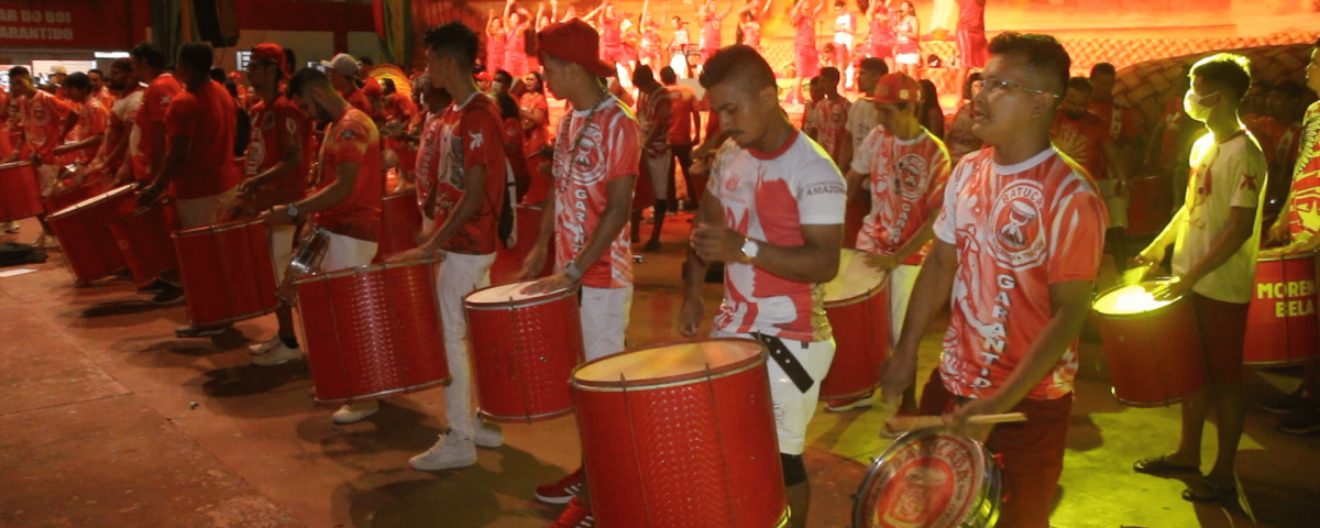 Batucada do Garantido ensaia para Festival 2022