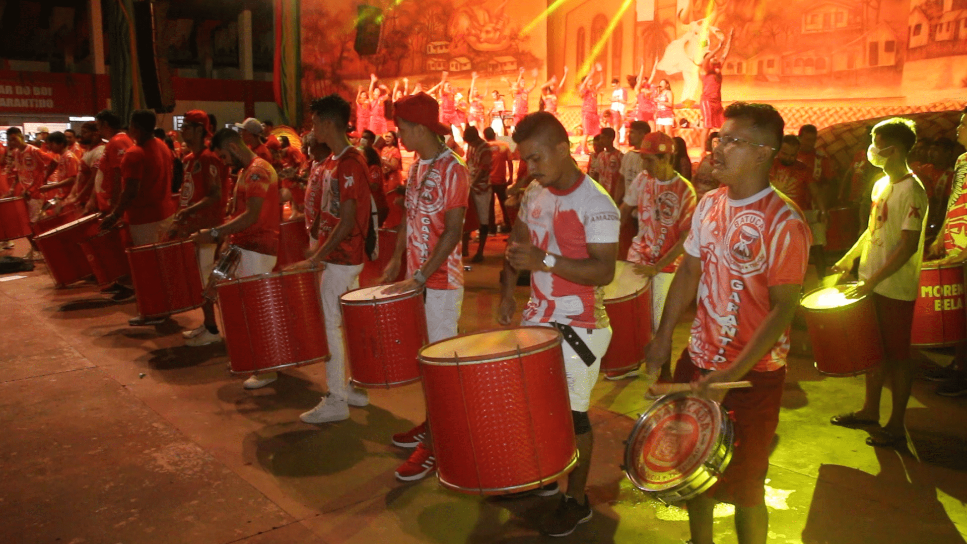 Batucada do Garantido ensaia para Festival 2022