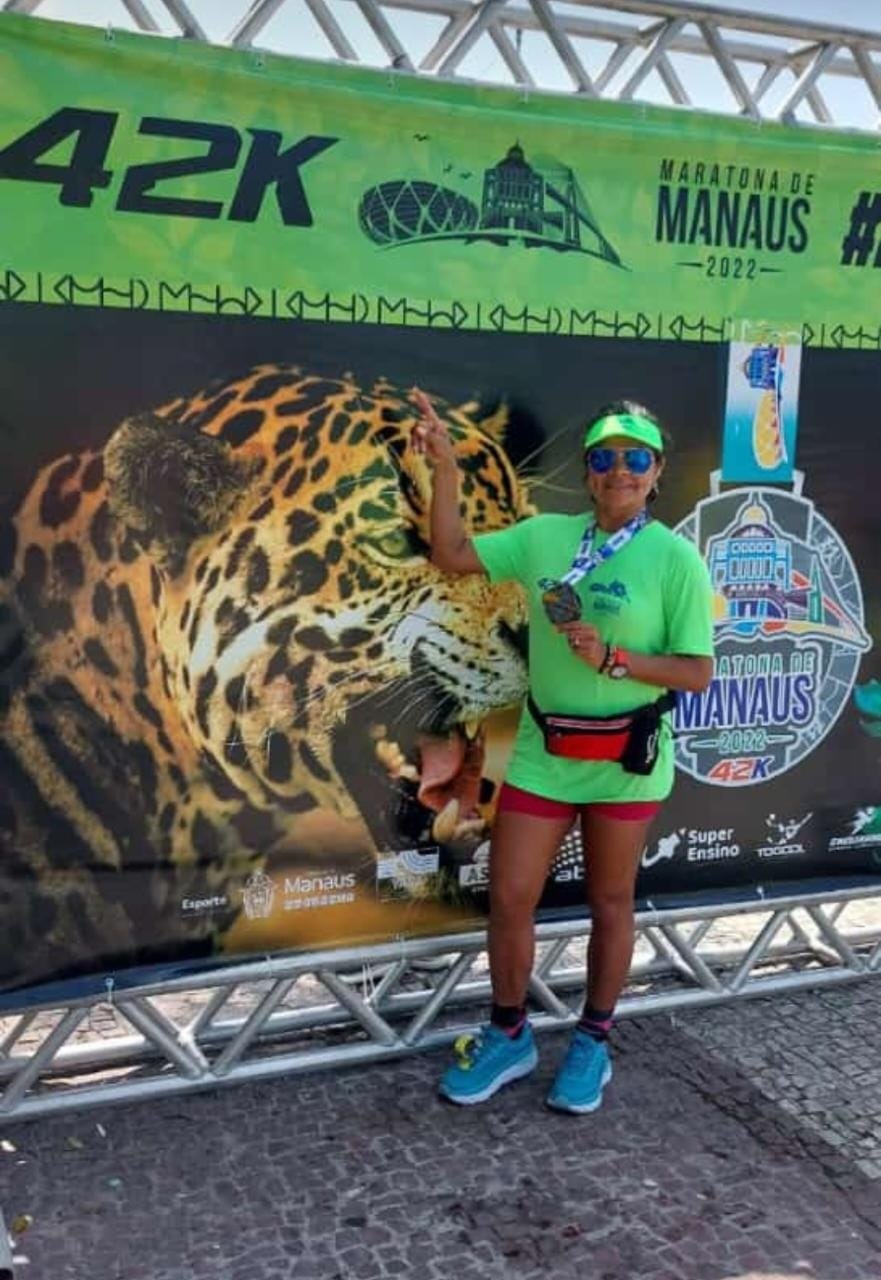 Atletas de Parintins participam da Maratona de Manaus 2022