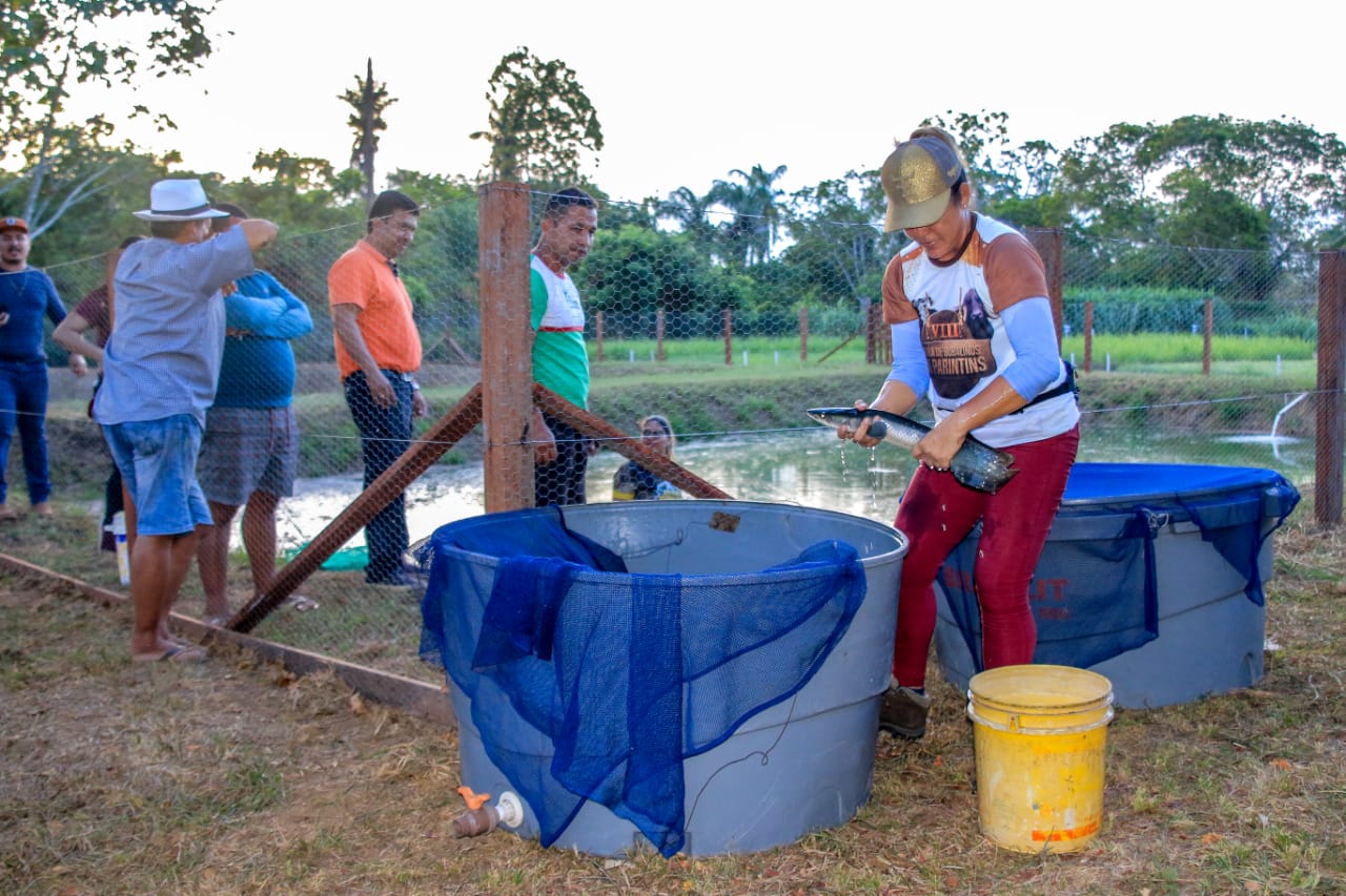 Vitrine de piscicultura é instalada pela APP na 36ª Expopin