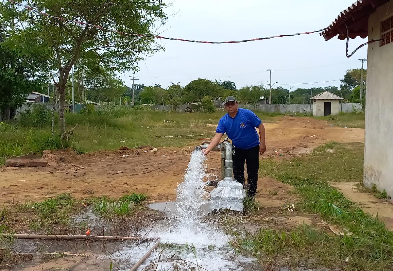 Mais de 2 mil famílias são atendidas com água de qualidade com ativação de novo bombeamento