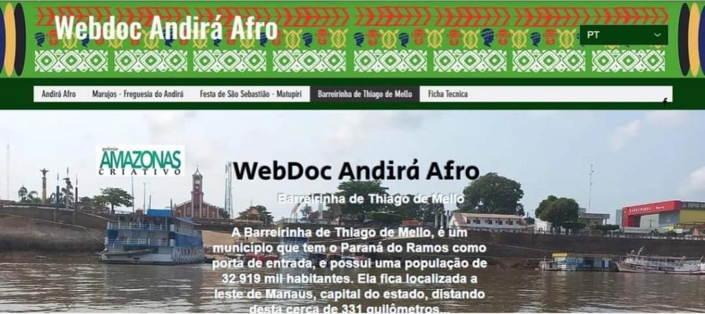 Livro "Barreirinha Conta sua História" e Webdocmentário "Andirá Afro" são lançados na terra natal de Thiago de Mello